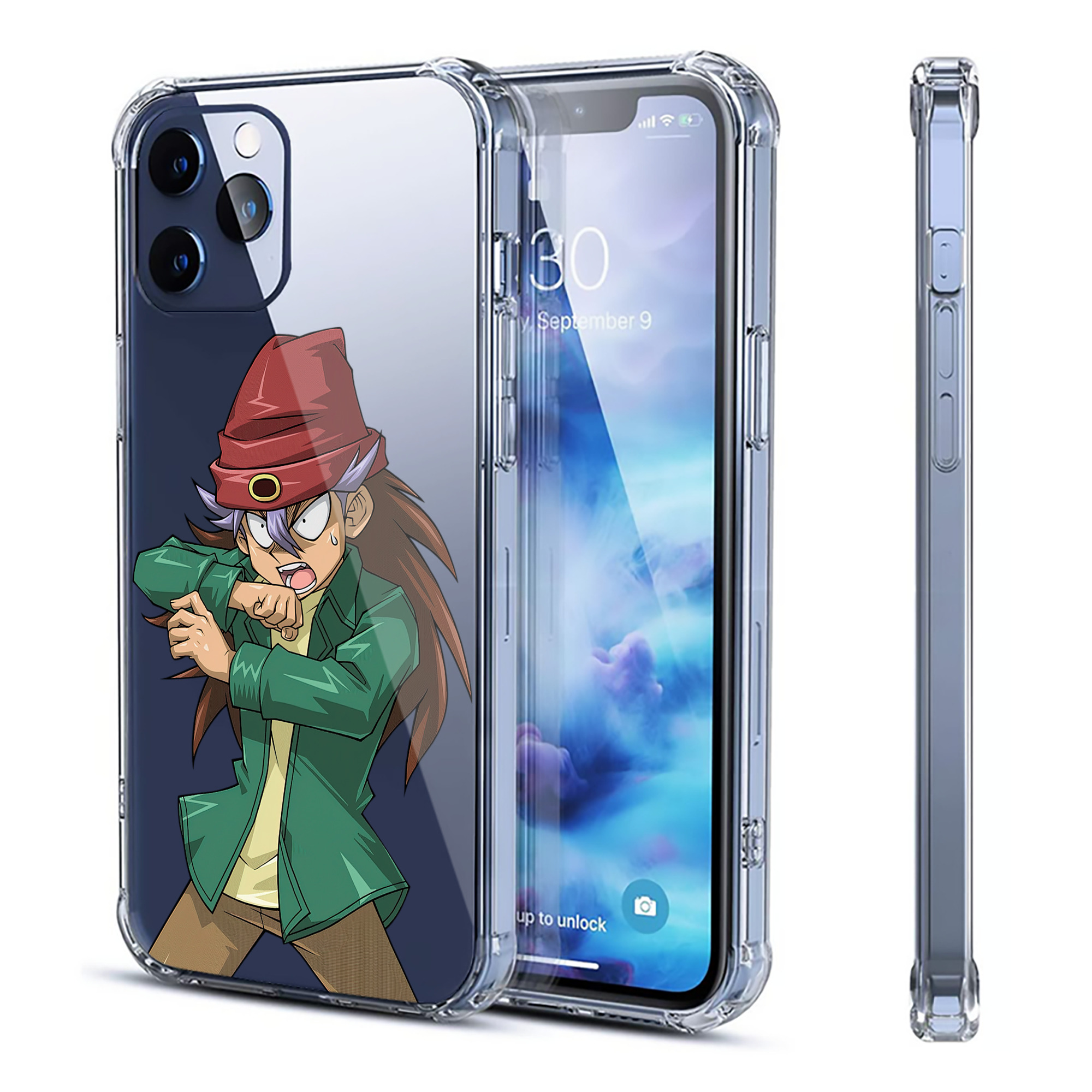 （画像用） 遊☆戯☆王 Yu-Gi-Oh! 【iPhone 12シリーズ対応】透明スマホケース（クリアソフトケース）